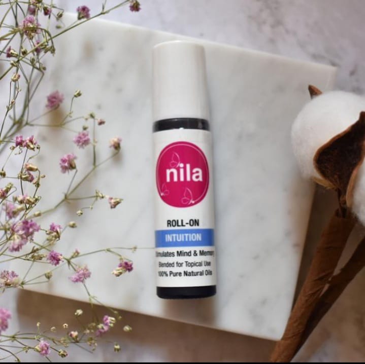 Nila Intuition Roll-On 10ml ~	Great for Focus, Memory, Study, Work